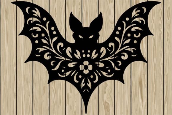 Floral Bat Stencil Silhouette SVG: A Designer's Real-World Review