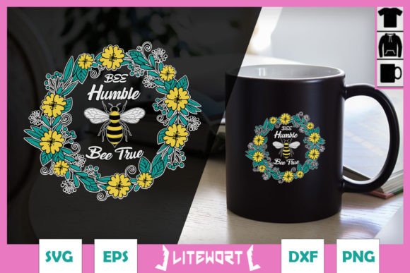 Floral Bee Humble Bee True SVG Review
