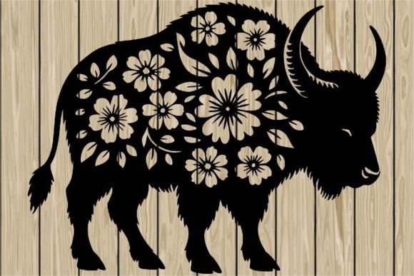 Floral Buffalo Stencil Silhouette SVG: A Designer's Real-World Review