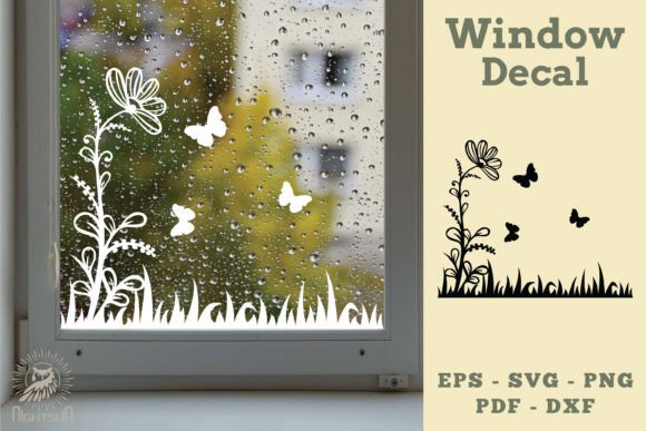 Floral Butterfly Window Decal SVG 5 Review