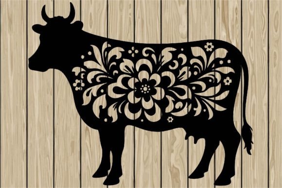 Floral Cow Stencil Silhouette SVG: A Designer's Real-World Review