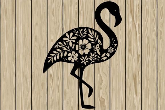 Floral Flamingo Stencil Silhouette SVG Review