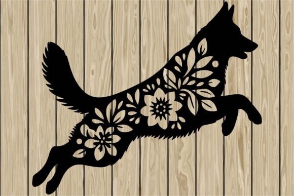 Floral German Shepherd Stencil Svg Review