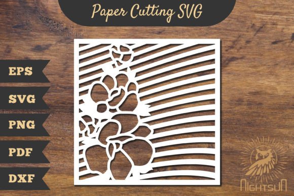 Floral Rectangle Frame Papercut SVG 7 Review