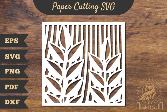 Floral Rectangle Frame Papercut SVG 8 Review