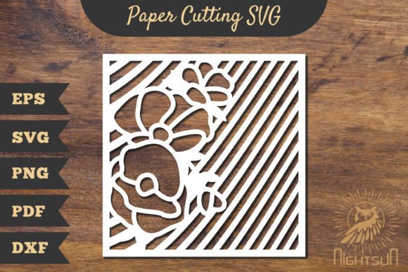 Floral Rectangle Frame Papercut SVG 9 Review