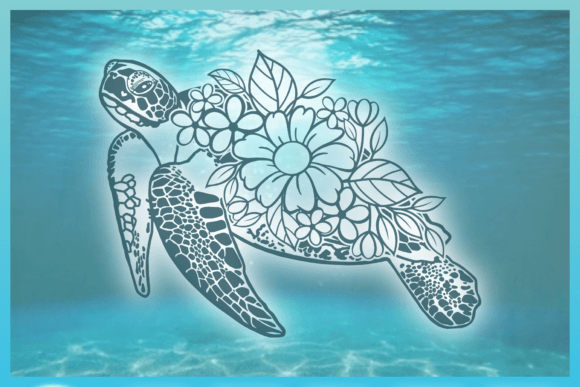 Floral Turtle Shell, Flower Mandala SVG Review